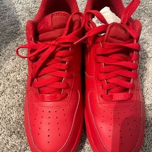 Men’s Red Air Force Ones
